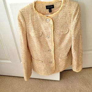 Episode jacket peach and light grey marl